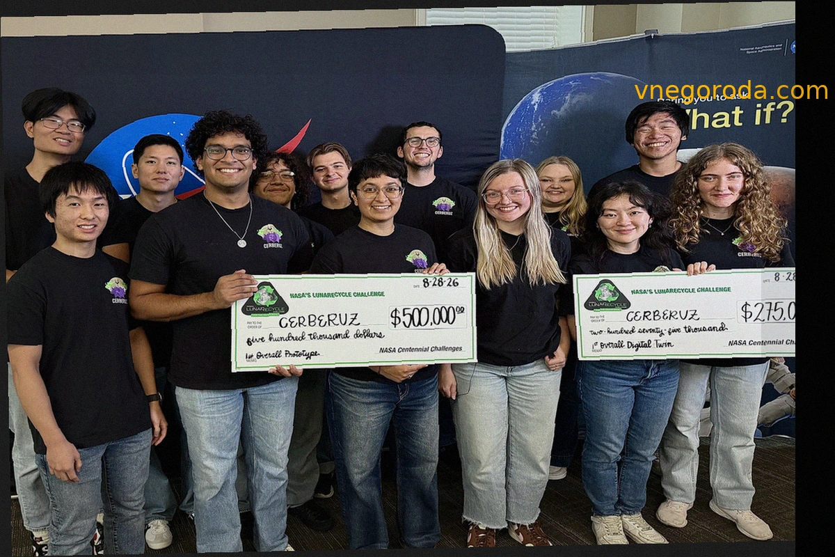 NASA Наградила Победителей LunaRecycle Challenge