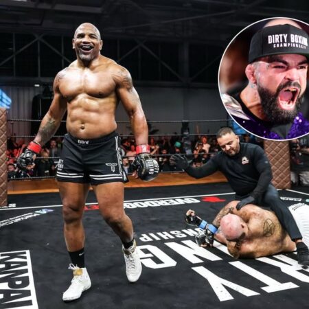 Йоэль Ромеро эффектно нокаутировал гиганта на дебютном турнире Dirty Boxing Championship