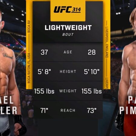Обзор UFC 314: Майкл Чендлер против Пэдди Пимблетта