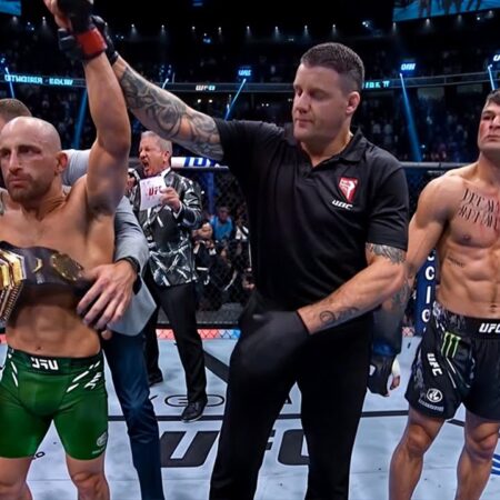 UFC 314: Ваши прогнозы на бой Александр Волкановски против Диего Лопеса