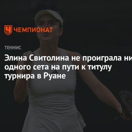 Элина Свитолина победила в Руане, прервав двухлетнее ожидание титула