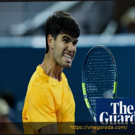 Алькарас уверенно обыгрывает Фонсеку на Miami Open