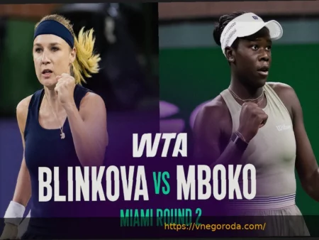 Мбоко разгромила Блинкову и вышла в третий круг Miami Open