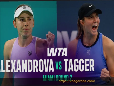 Alexandrova Ends Teenager Tagger’s Miami Open Campaign